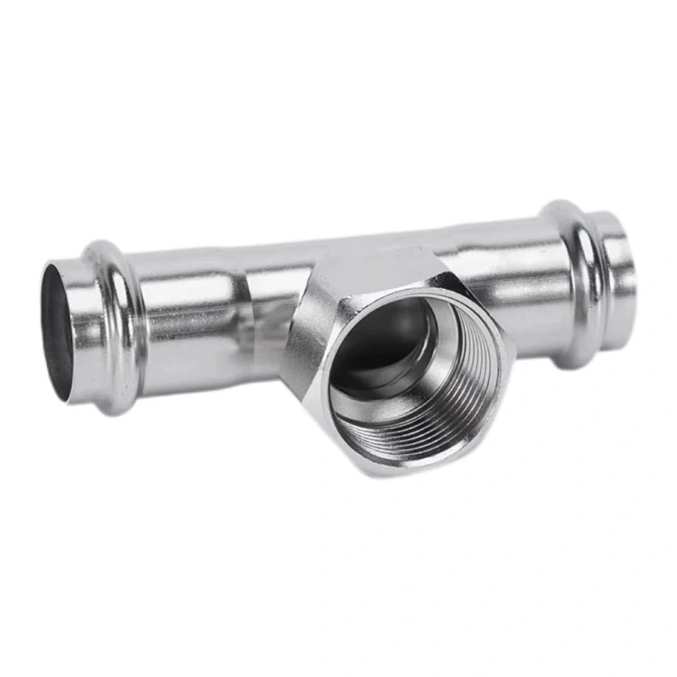 ডাবল-প্ৰেছ মহিলা থ্ৰেডযুক্ত টি