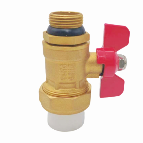 পুৰুষ সূতাৰ সৈতে উলম্ব PPR25 বল ভালভ